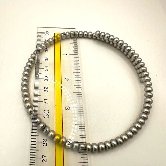 Faux pearl wrap around choker necklace - Picture 6 of 6